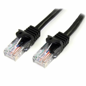Kabel Sieciowy Sztywny UTP Kategoria 6 Startech 45PAT1MBK            1 m