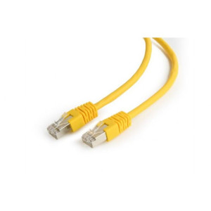 Kabel Sieciowy Sztywny UTP Kategoria 6 GEMBIRD PP6-1M/Y Żółty 1 m
