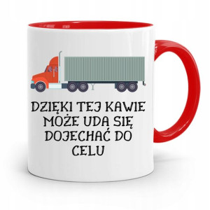 Dla Tirowca Kierowcy Tira Kubek Czerwony Prezent