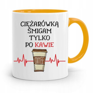 Dla Tirowca Kierowcy Tira Kubek Żółty Na Prezent