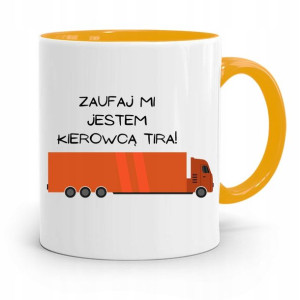 Dla Tirowca Kierowcy Tira Kubek Żółty Na Prezent