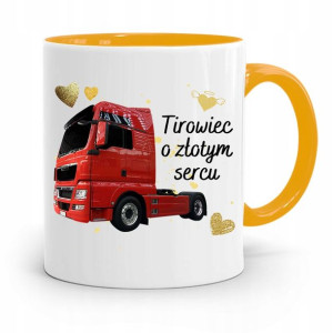 Dla Tirowca Kierowcy Tira Kubek Żółty Na Prezent