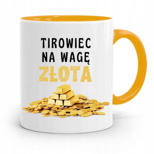 Dla Tirowca Kierowcy Tira Kubek Żółty Na Prezent