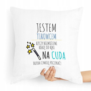 Dla Tirowca Prezent Poduszka Jestem Tirowcem