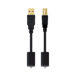 Kabel USB 2.0 A na USB B NANOCABLE 10.01.120 Czarny