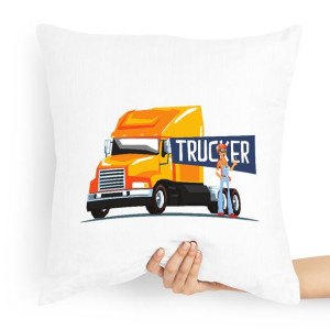 Dla Tirowca Prezent Poduszka Polish Trucker