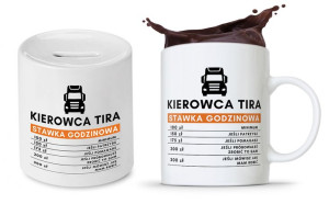 Dla Tirowca Prezent Zestaw Skarbonka + Kubek