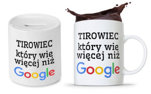 Dla Tirowca Prezent Zestaw Skarbonka + Kubek