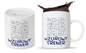 Dla Trenera Prezent Zestaw Skarbonka + Kubek
