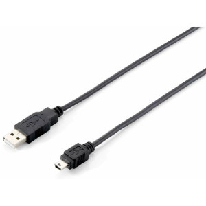 Kabel USB na Mini USB Equip 128521 Czarny 1,8 m