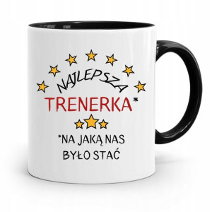 Dla Trenera Trenerki Kubek Czarny Najlepszy Trener