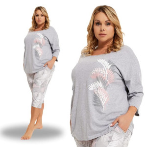 Piżama damska bawełniana 3/4 Italian Fashion