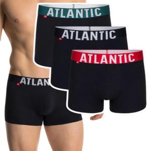 3x Bokserki męskie opięte obcisłe Atlantic