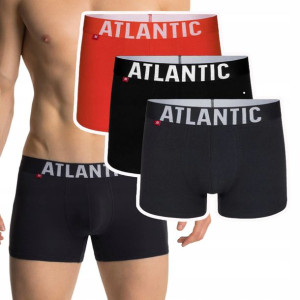 3x Bokserki męskie opięte obcisłe Atlantic