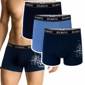 Bokserki męskie bawełniane Atlantic 3-Pack