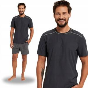 Piżama męska bawełniana krótka Italian Fashion