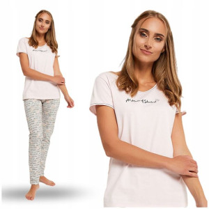Piżama damska bawełniana długa Italian Fashion
