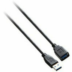 Kabel USB V7 V7E2USB3EXT-03M      USB A Czarny