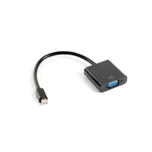 Adapter Mini DisplayPort do VGA Lanberg AD-0006-BK Czarny