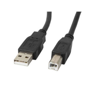 Kabel USB 2.0 A na USB B Lanberg 480 Mb/s Czarny