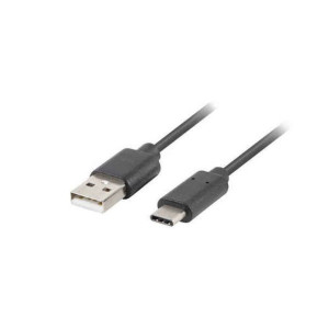 Kabel USB A 2.0 na USB C Lanberg 480 Mb/s Czarny