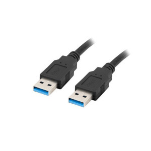 Kabel USB Lanberg CA-USBA-30CU-0010-BK 1 m