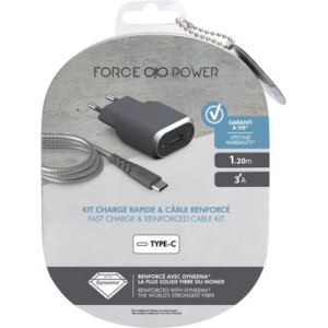 Kabel Micro USB BigBen Connected FPCSAC1.2MG 1,2 m Srebrzysty Szary