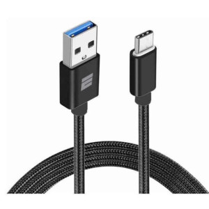 Kabel USB A na USB C Eightt ECT-3B Czarny (1 m)