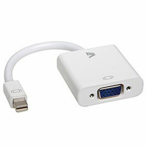 Adapter Mini DisplayPort do VGA V7 CBL-MV1WHT-5E        Biały