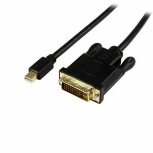 Adapter Mini DisplayPort do DVI Startech MDP2DVIMM6BS         Czarny 1,9 m