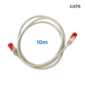 Kabel Sieciowy Sztywny UTP Kategoria 6 EDM Szary