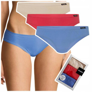 Majtki bawełniane BIKINI damskie Atlantic 3-Pack