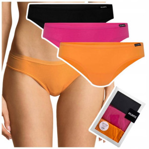 Majtki bawełniane BIKINI damskie Atlantic 3-Pack