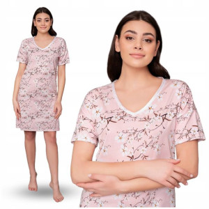 damska KOSZULA NOCNA krótki rękaw Italian Fashion