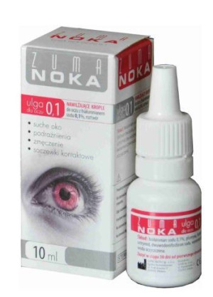 Zuma Noka 0,1 Ulga Dla Oczu Krople Z Hialuronianem 0,1% 10ml