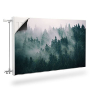 MASKOWNICA Magnetyczna Kaloryfera Krajobraz LAS We Mgle 110cm x 60cm