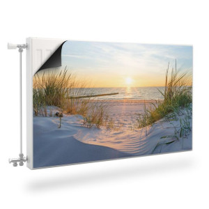 MASKOWNICA Magnetyczna Na Grzejnik KRAJOBRAZ Plaża Słońce 100cm x 60cm