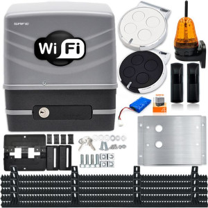 Napęd Do Bramy Przesuwnej 700 Kg Wifi Awaryjne Zasilanie