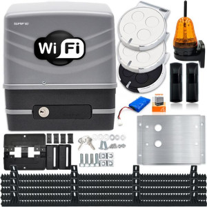Napęd Do Bramy Przesuwnej 700 Kg Wifi Awaryjne Zasilanie