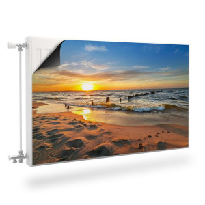 MASKOWNICA Magnetyczna Grzejnika ZACHÓD Słońca MORZE Pejzaż 100cm x 60cm