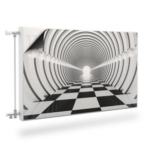 MASKOWNICA Magnetyczna Czarno-Biały Tunel Efekt 3D 100cm x 60cm