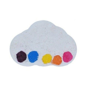  wielokolorowa musująca kula do kąpieli Raining Rainbows 150g