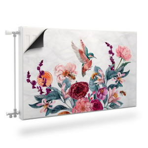 MASKOWNICA Magnetyczna Grzejnika Dzikie KWIATY Bukiet Natura 120cm x 60cm