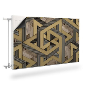 MASKOWNICA Magnetyczna Na Grzejnik Abstrakcyjna Mozaika 110cm x 60cm