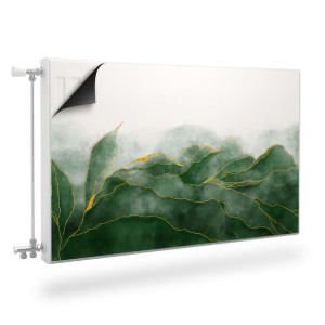 MASKOWNICA Magnetyczna Na Grzejnik Akwarela Liście Natura 120cm x 60cm