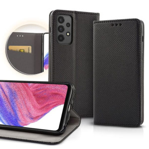 Etui zamykane z klapką do Motorola G8 Power czarne