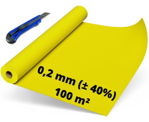 Folia Paroizolacyjna Żółta 0,2mm 40% 2x50m Atest