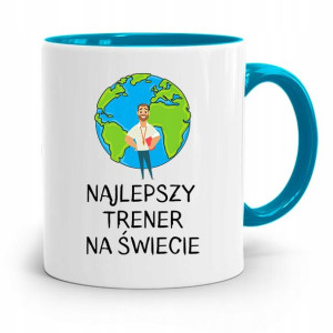 Dla Trenera Trenerki Siłownia Kubek Błękitny