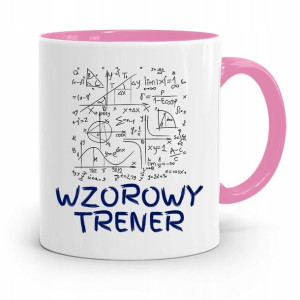 Dla Trenera Trenerki Siłownia Kubek Różowy
