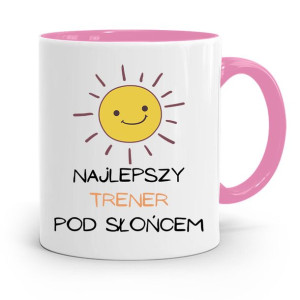 Dla Trenera Trenerki Siłownia Kubek Różowy